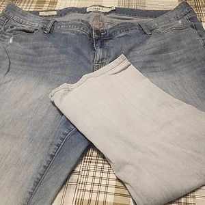 Torrid Ombre Jean Capris